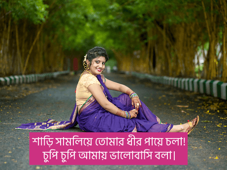 শাড়ি-নিয়ে-ক্যাপশন