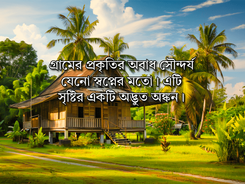 গ্রামের-প্রকৃতি-নিয়ে-ক্যাপশন