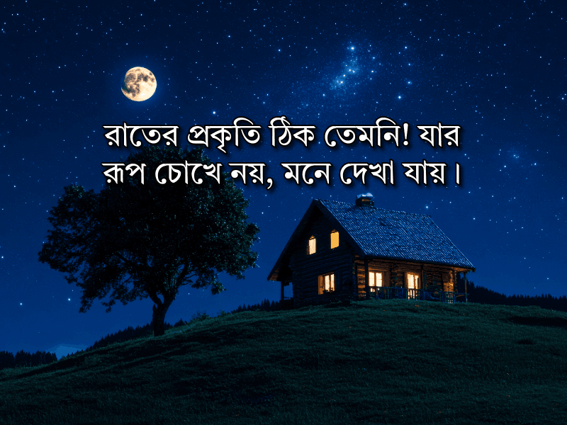 রাতের-প্রকৃতি-নিয়ে-ক্যাপশন