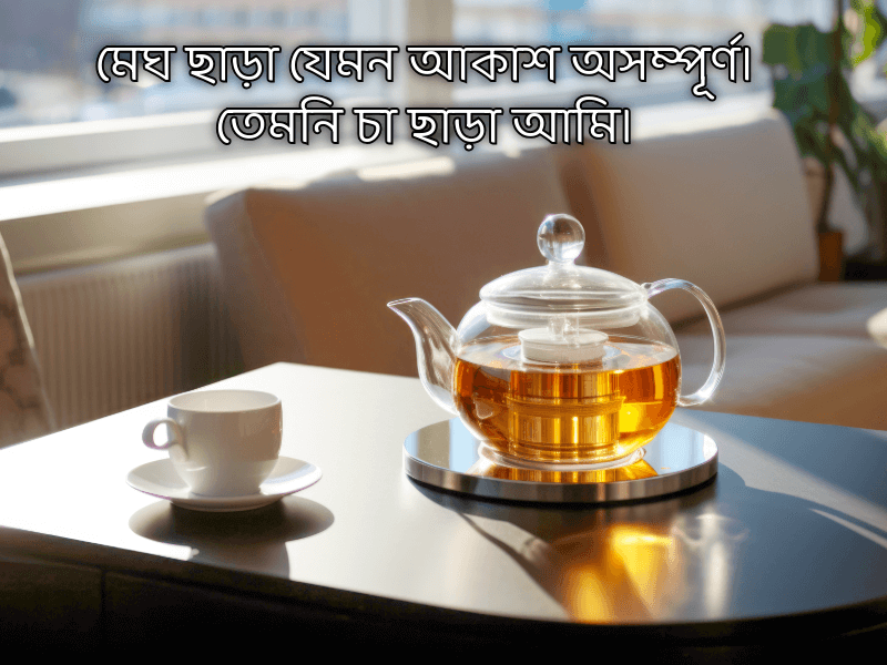 চা-নিয়ে-স্ট্যাটাস